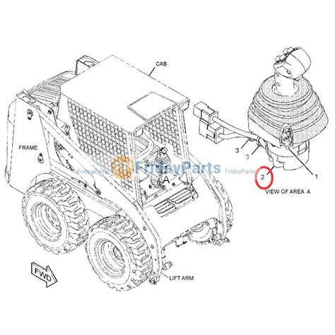 joystick cat skid steer 242|cat joystick kit price.